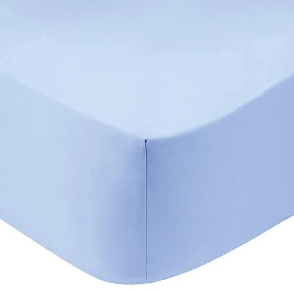 Κατωσέντονο Cotton Feelings με λάστιχο 103 Light Blue Μονό (100x200+30)