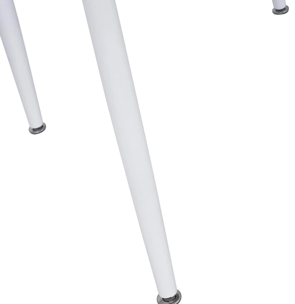 Τραπέζι Τραπεζαρίας PALOMA με Λευκά πόδια Sonoma 70x70x76,5 εκ. 70x70x76.5 εκ.
