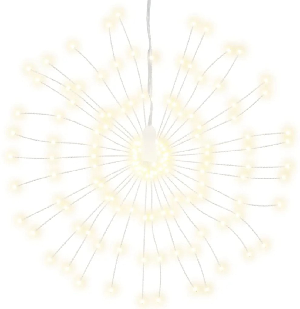 vidaXL Φωτάκια Χριστουγεννιάτικα 4 Τεμ. 140 LED Θερμό Λευκό 17 εκ.