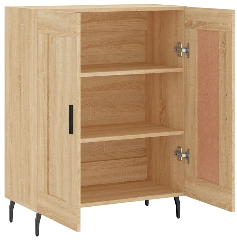 vidaXL Ντουλάπι Sonoma Δρυς 69,5 x 34 x 90 εκ. από Επεξεργασμένο Ξύλο