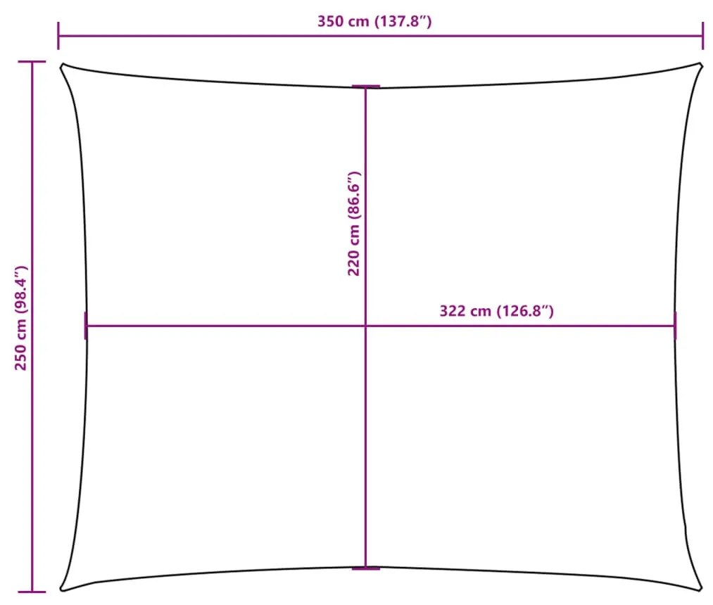 ΠΑΝΙ ΣΚΙΑΣΗΣ ΟΡΘΟΓΩΝΙΟ TAUPE 2,5 X 3,5 Μ. ΑΠΟ ΎΦΑΣΜΑ OXFORD 135426