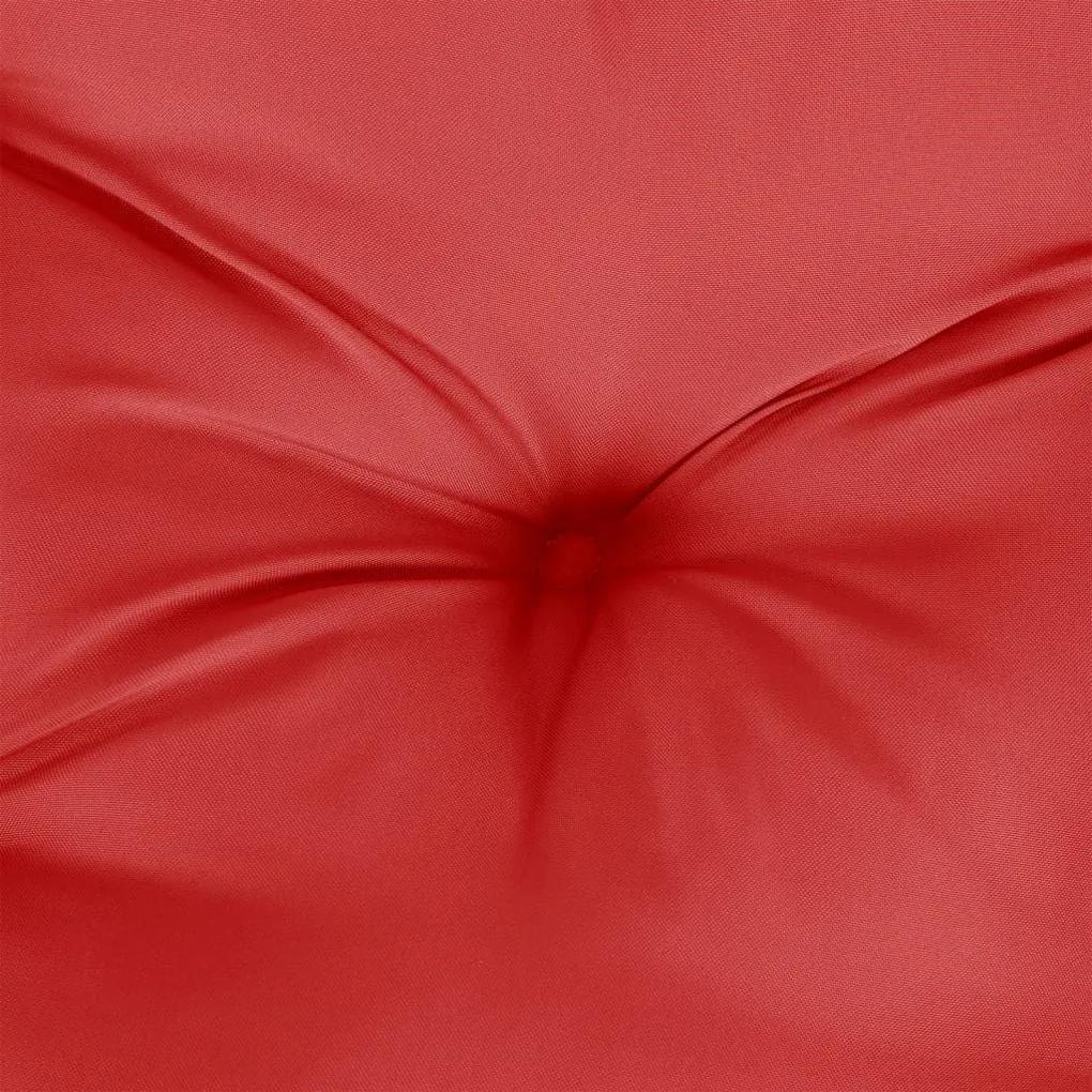 Μαξιλάρι Πάγκου Κήπου Κόκκινο 100x50x7 εκ. Ύφασμα Oxford - Κόκκινο