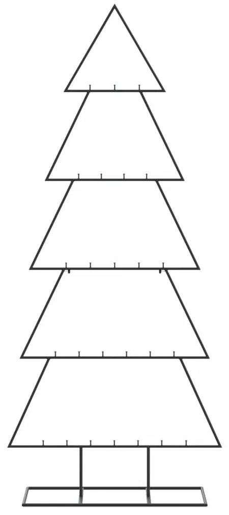 vidaXL Χριστουγεννιάτικο Δέντρο Διακοσμητικό Μαύρο 150 εκ.