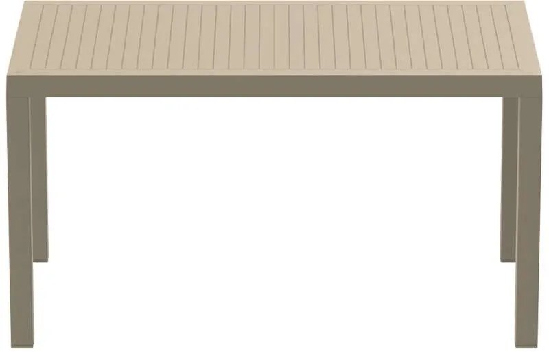 Τραπέζι πολυπροπυλένιου Ares 140x80 Γκρί