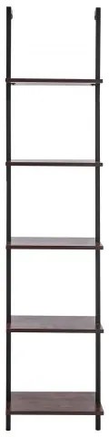 VEVOR Industrial Square Pipe Shelf 5 Tier 15.6x11.8in Wall-Mount for Bedroom
