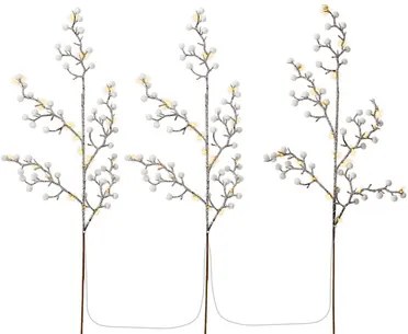 GOOBAY σετ LED φωτιστικό δέντρο 58256, 3000K, 5lm, IP44, 70cm, 3τμχ
