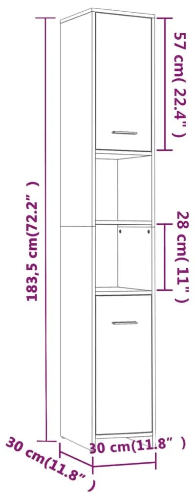 ΝΤΟΥΛΑΠΙ ΜΠΑΝΙΟΥ ΚΑΠΝΙΣΤΗ ΔΡΥΣ 30X30X183,5 ΕΚ. ΕΠΕΞΕΡΓ. ΞΥΛΟ 815519