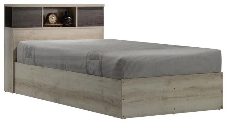 Σετ Κρεβατοκάμαρας Olympus Castillo Toro με Κρεβάτι 120x200εκ Σετ 2τεμ 128x221x84 εκ.