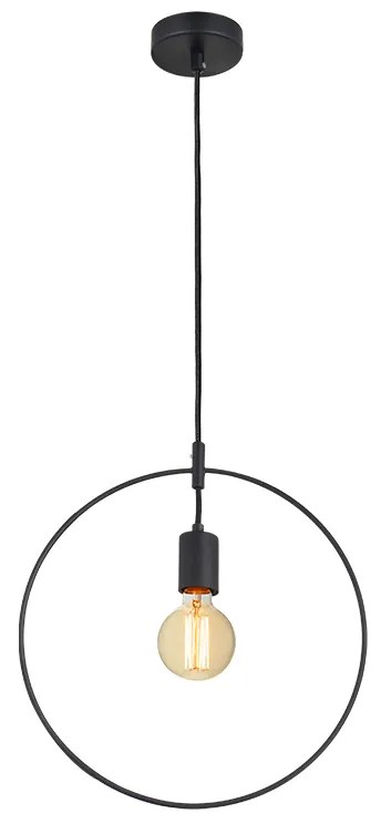 Φωτιστικό Κρεμαστο Aca V35181BK TWIGGY Μαύρο Ματ (Black Mat)