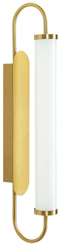 Φωτιστικό Τοίχου - Απλίκα 25152 6,5x13,5x56,8cm Dim Led 890lm 10W 3000K Brass