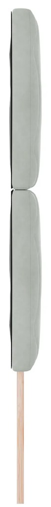 vidaXL Κεφαλάρι  Διαμαντένιων Μπλοκ Light Grey 80 cm Βελούδο