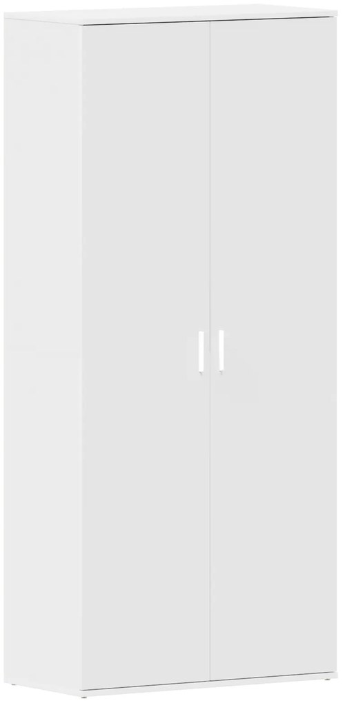 vidaXL Ντουλάπι Παπουτσιών Λευκό 80x39x180 εκ. Επεξεργασμένο Ξύλο
