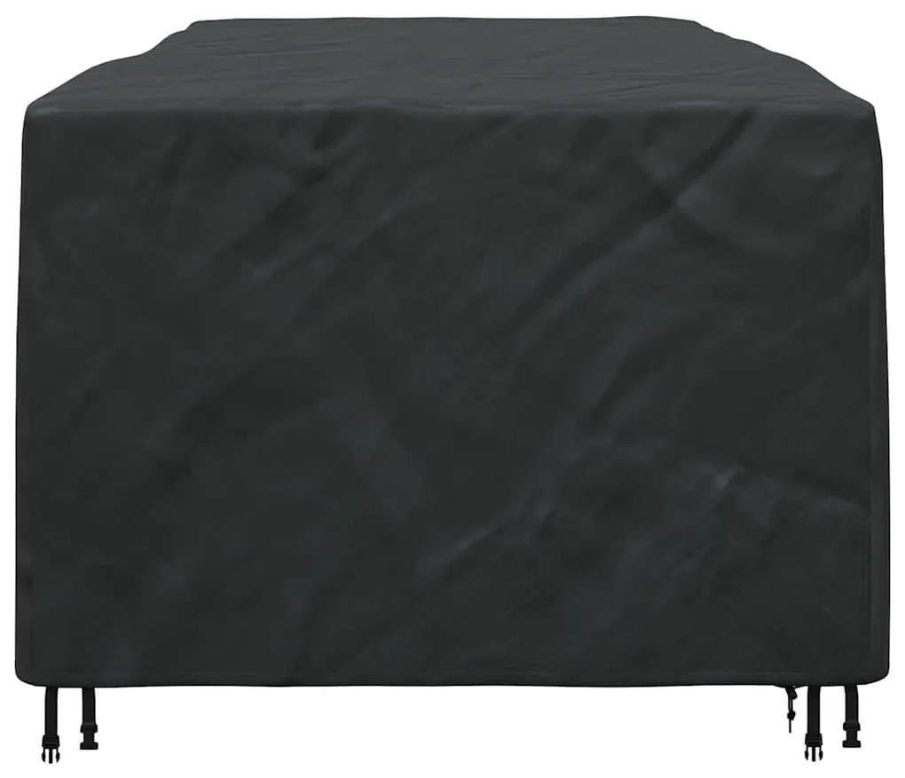 vidaXL Κάλυμμα επίπλων Μονόχρωμο Μαύρο 300 x 110 x 70 εκ. 420D