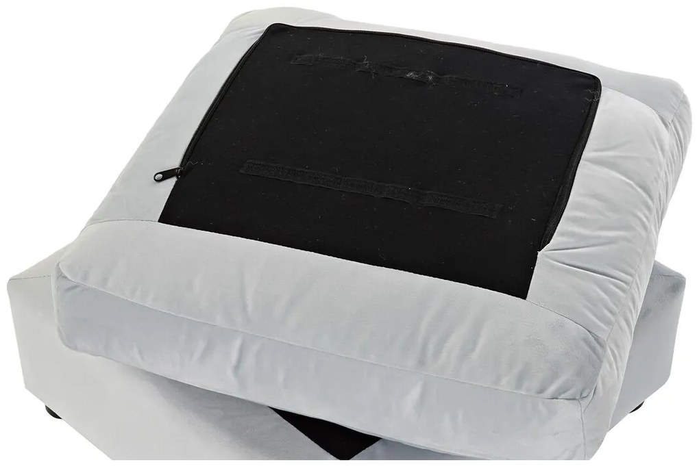 Υποπόδια DKD Home Decor Ξύλο πολυεστέρας Celeste Σύγχρονη (55 x 55 x 35 cm)
