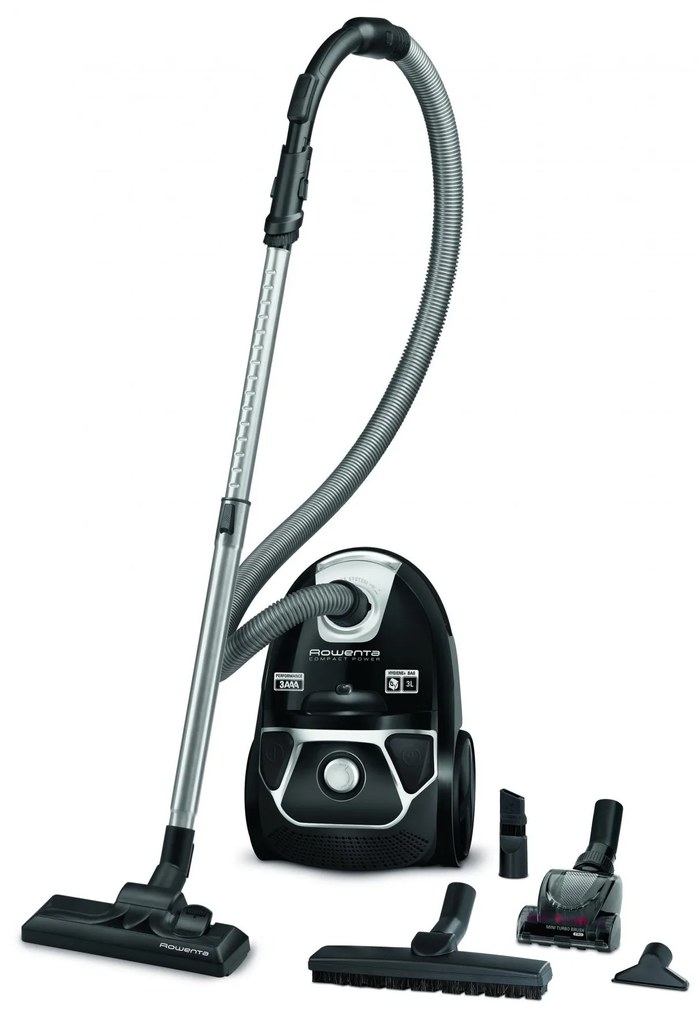 Rowenta RO3985 EA Ηλεκτρική Σκούπα 750W με Σακούλα 3lt Μαύρη