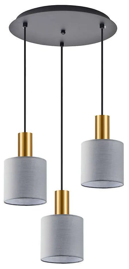 Φωτιστικό Οροφής Adept Tube 77-8607 35x35x300cm 3xE27 60W Multi-Grey Homelighting