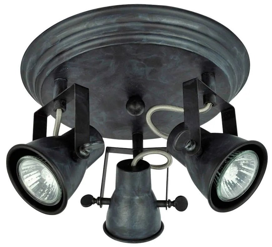 Φωτιστικό Οροφής - Σποτ Round Vintage 4139200 Black Viokef Metal