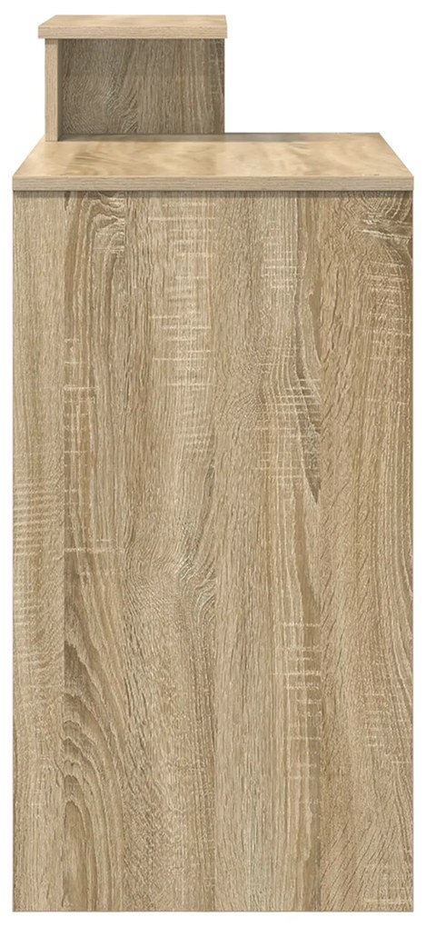 vidaXL Γραφείο Sonoma Δρυς 106 x 40 x 88.5 εκ Επεξεργασμένο ξύλο