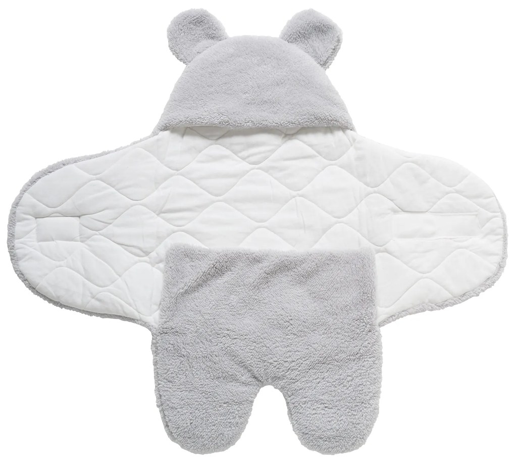 DAS BABY ΥΠΝΟΣΑΚΟΣ FLEECE 80X85 RELAX 4911 GREY