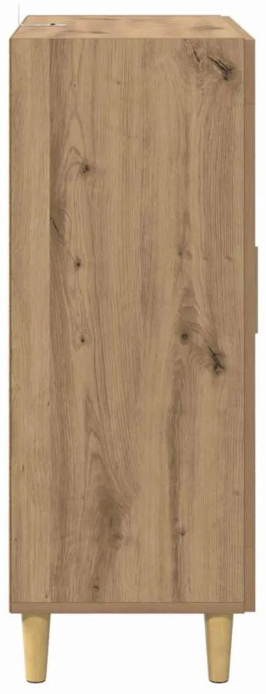 vidaXL Πλαϊνό γραφείο με συρτάρι Artisan Oak 69,5 x 34 x 90 εκ.