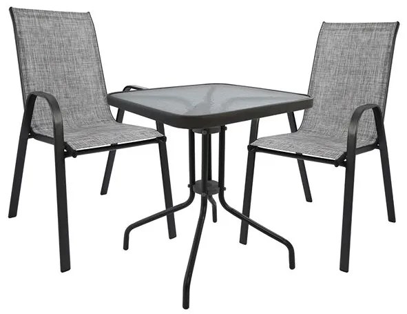 Intrahome ΣΕΤ ΤΡΑΠΕΖΑΡΙΑΣ 3ΤΜΧ ΜΕ 2 ΚΑΡΕΚΛΕΣ &amp; 1 ΤΡΑΠΕΖΙ 60x60 .01 intraho-0009766