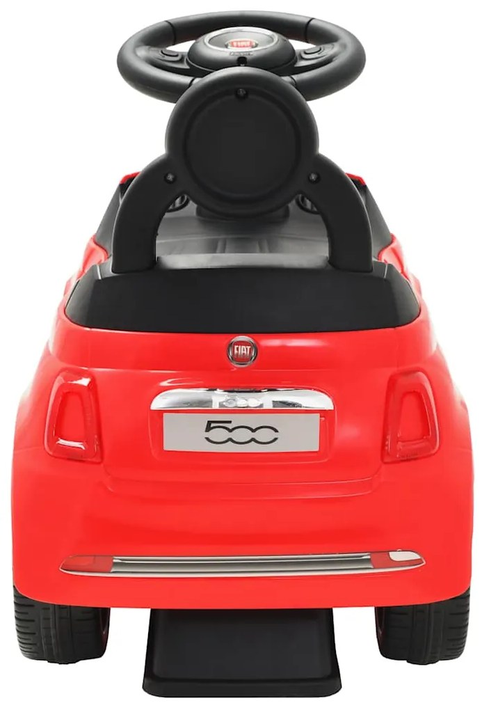 vidaXL Περπατούρα Fiat 500 Κόκκινη