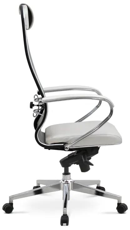 Καρέκλα γραφείου εργονομική Samurai-1 Megapap με ύφασμα Mesh σε λευκό 70x71x123/138εκ.