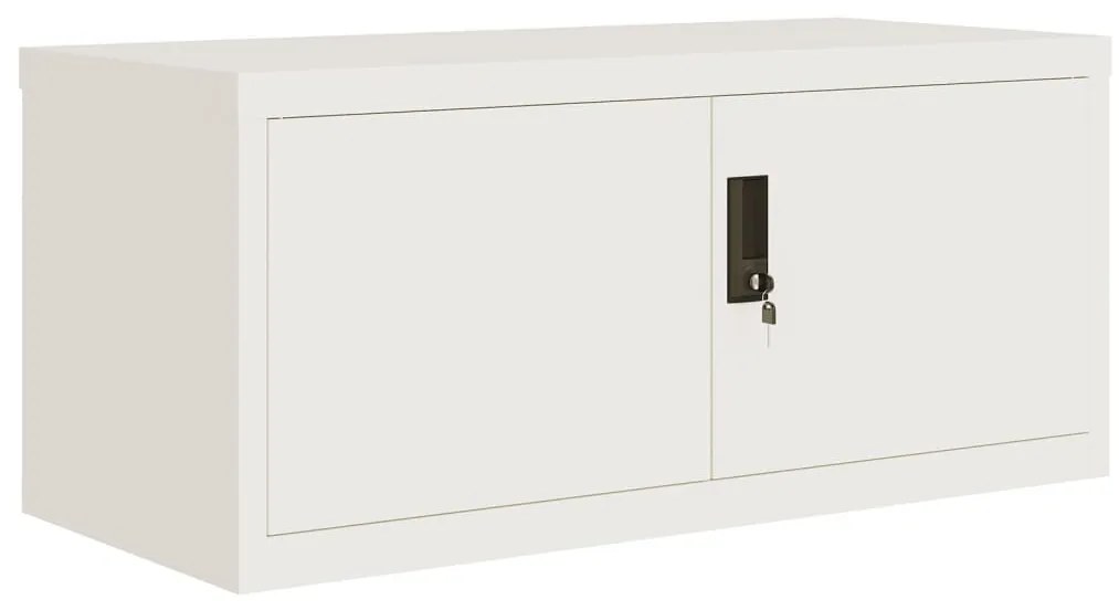 vidaXL Αρχειοθήκη Λευκή 90 x 40 x 180 εκ. Ατσάλινη