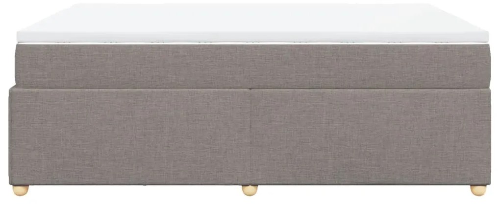 ΚΡΕΒΑΤΙ BOXSPRING ΜΕ ΣΤΡΩΜΑ TAUPE 160X200 ΕΚ. ΥΦΑΣΜΑΤΙΝΟ 3285391