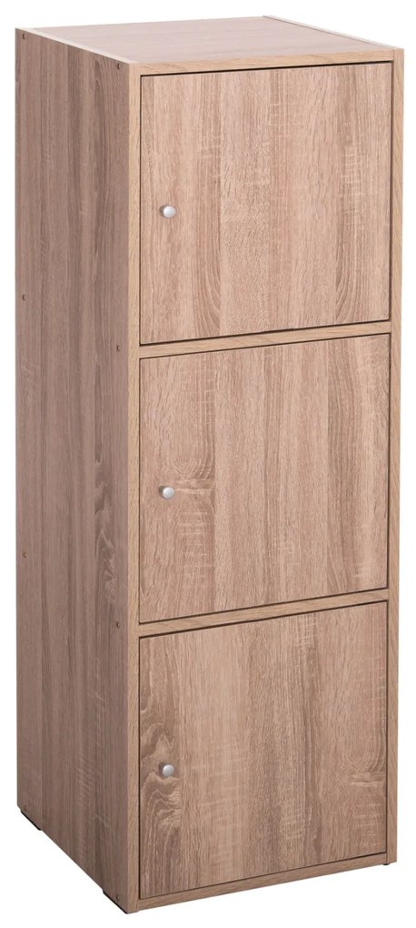 ΝΤΟΥΛΑΠΙ ΜΕ 3 ΑΠΟΘ. ΧΩΡΟΥΣ SORIANO HM9939.11 SONAMA OAK ΜΕΛΑΜΙΝΗ 40x39x119Υεκ. - 0507273 - HM9939.11