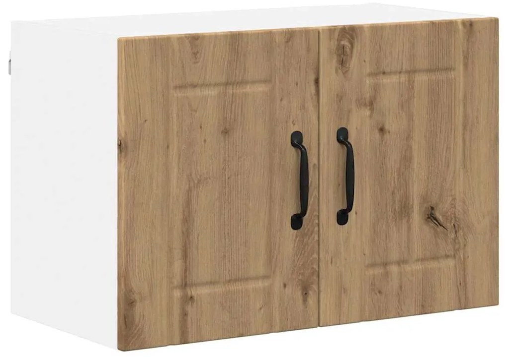 vidaXL Κρεμαστό ντουλάπι κουζίνας με πόρτα Artisan Oak 60 x 31 x 40 εκ