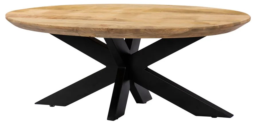 SKORPIO COFFEE TABLE ΚΑΡΥΔΙ ΜΑΥΡΟ 120x60xH45cm