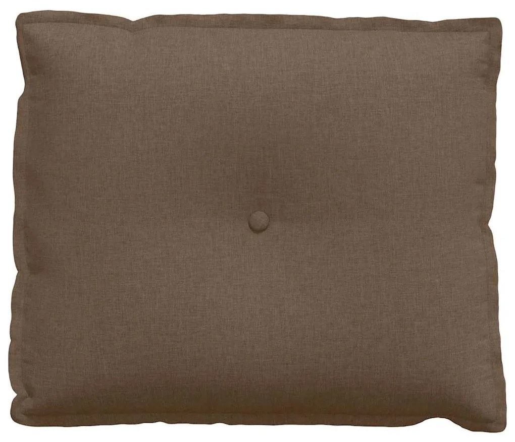 vidaXL Μαξιλάρι Πλάτης Καφέ 60 x 19 x 50 εκ ύφασμα