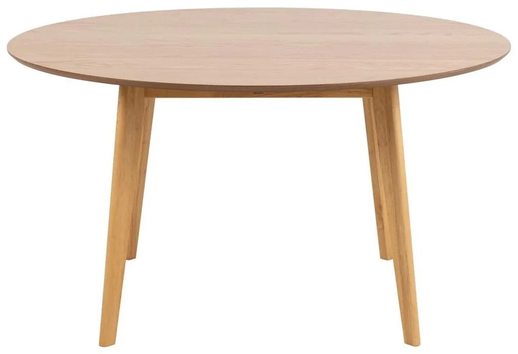 Τραπέζι Oakland 630, Ανοιχτό χρώμα ξύλου, 76cm, 35 kg, Ινοσανίδες μέσης πυκνότητας, Φυσικό ξύλο καπλαμά, Ξύλο, Ξύλο: Καουτσούκ | Epipla1.gr