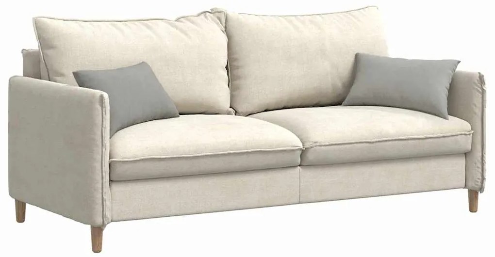 vidaXL Μαξιλάρι Καναπέ 2 pcs Ανοιχτό γκρι 50 x 30 cm ύφασμα