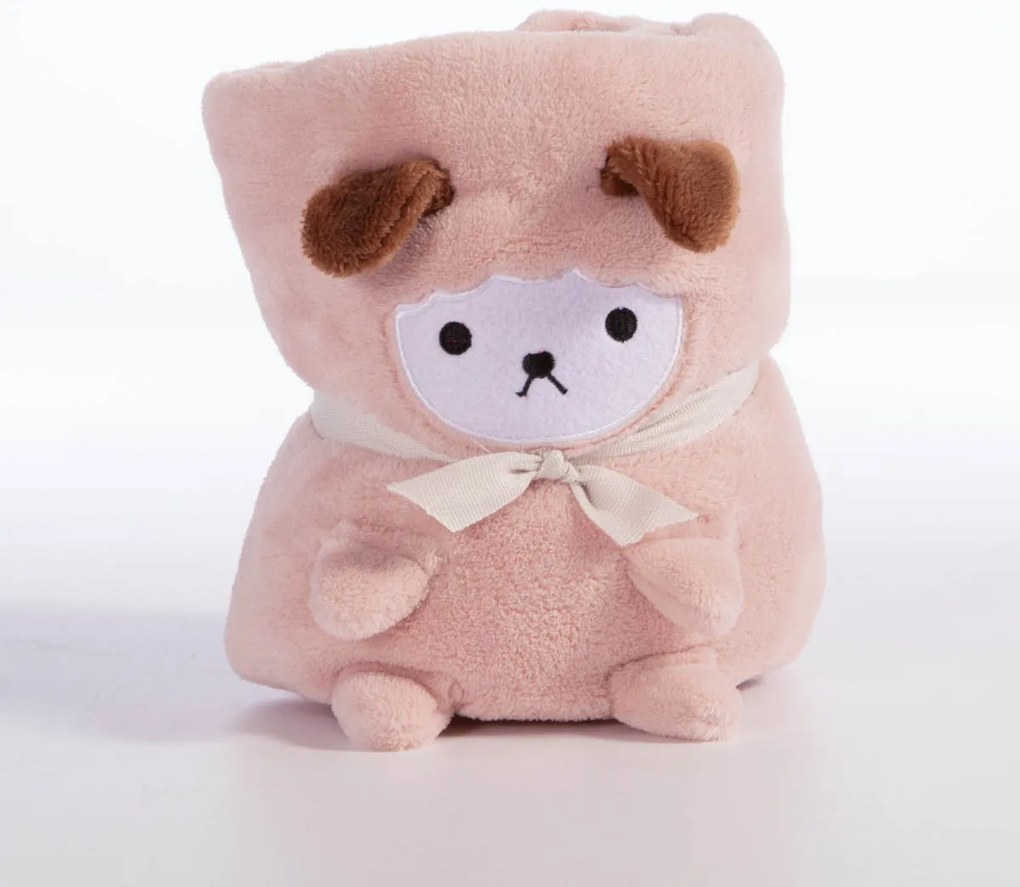 Κουβέρτα Fleece Αγκαλιάς (80x110) Nef-Nef Homeware Baby Lovely Sheep L.Pink