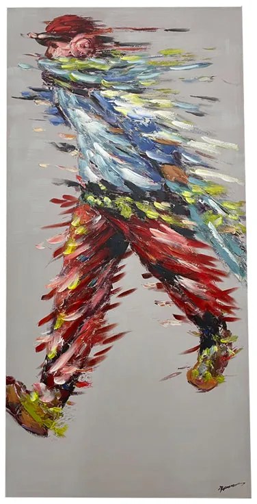 Πίνακας σε καμβά Walking Inart 70x3x140εκ
