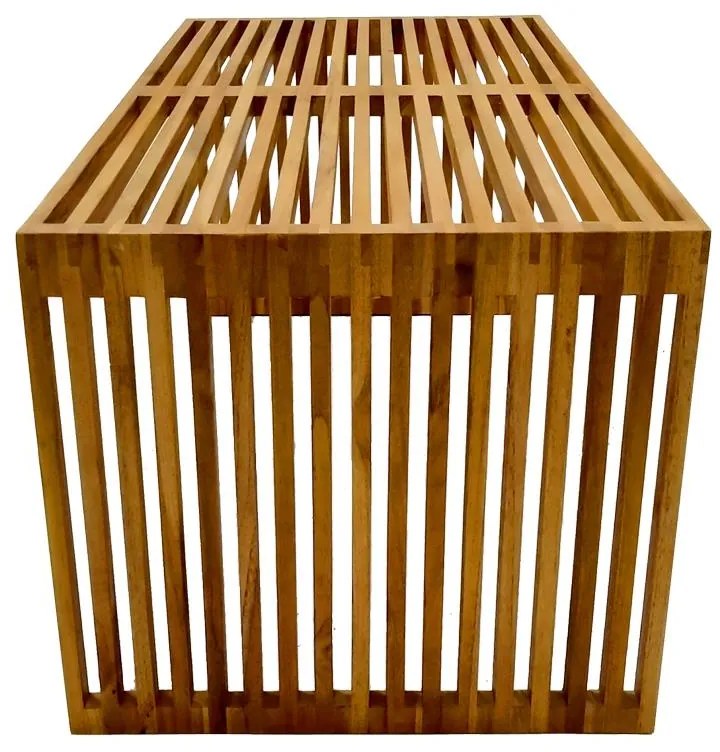 Τραπέζι Marlin teak ξύλο σε φυσική απόχρωση 100x50x45 εκ. 100x50x45 εκ.