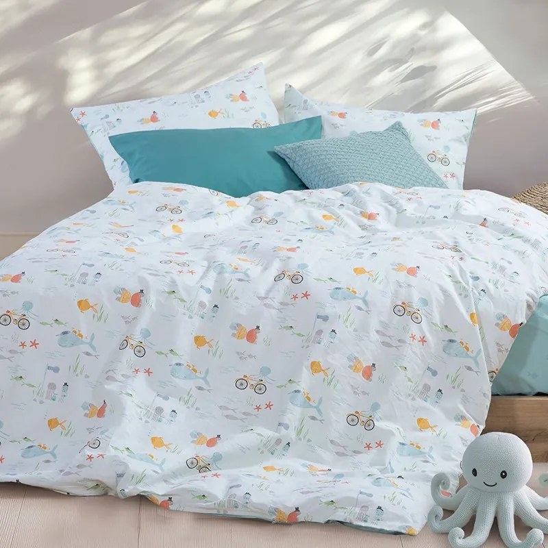 Σετ Σεντόνια Παιδικά 170X260 Pacific Aqua 5205495603650