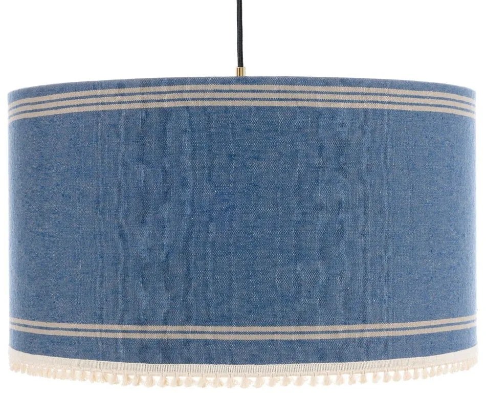 Φωτιστικό Οροφής Katalin Cl50447 Ø55X30 E27 White-Blue Mindthegap Metal, Fabric