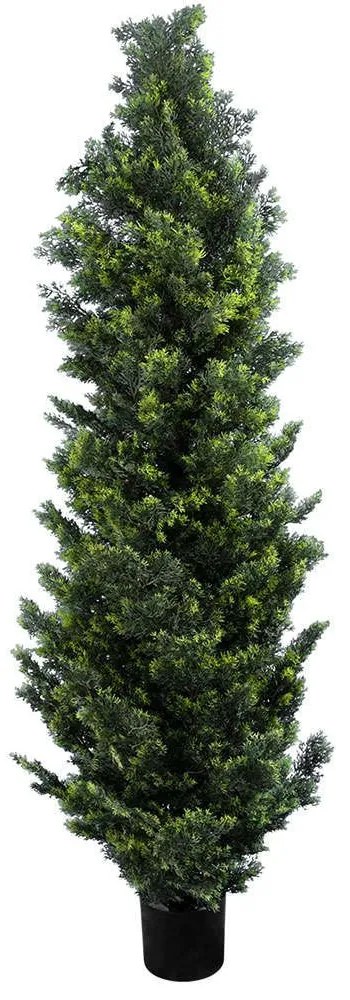 Τεχνητό Δέντρο Cypressus Leylandii 20156 Φ50x180cm Beige-Green GloboStar Πολυαιθυλένιο,Ξύλο