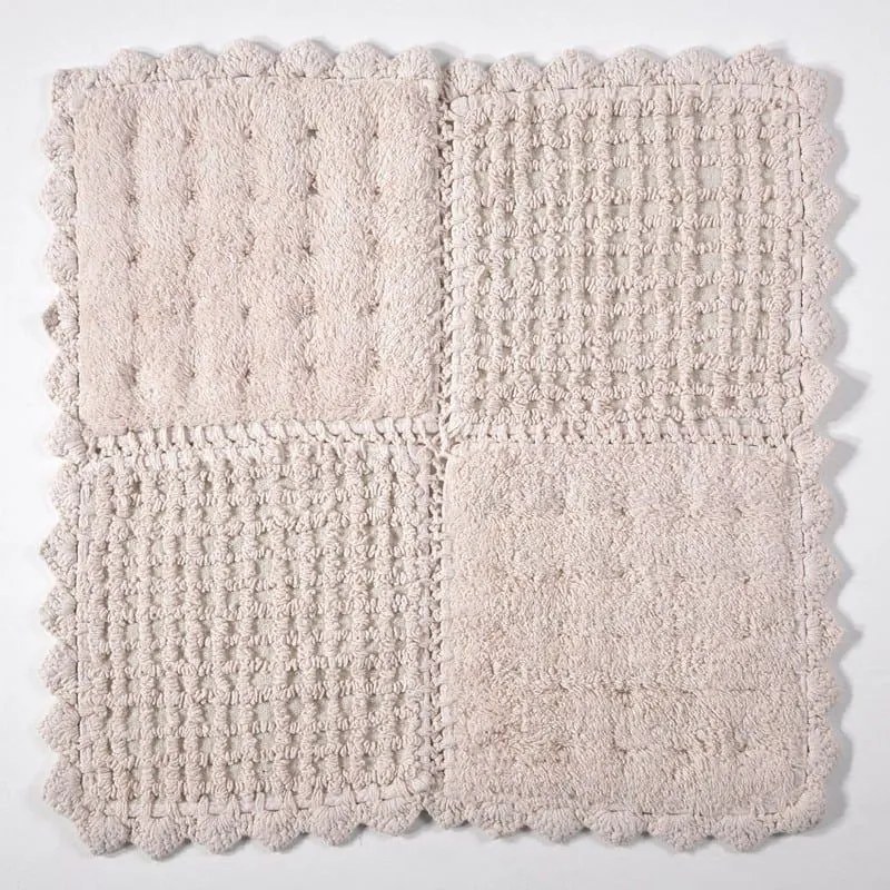 Πατάκι Μπάνιου Biscuit English Rose Down Town 75 x 75cm 100% Cotton