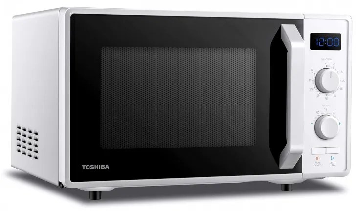 Φούρνος μικροκυμάτων Toshiba MW2-AG23PWH 23 L, 900W, Γκριλ 1000W, Ψηφιακή οθόνη, Χρονοδιακόπτης, Λευκό