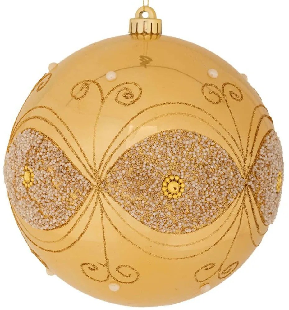 Χριστουγεννιάτικο Στολίδι Περλέ 90971 25cm Gold