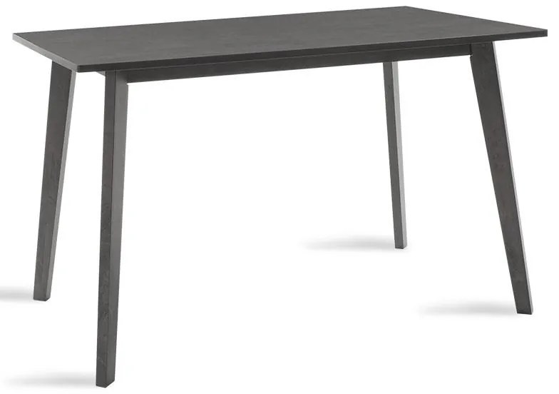 Τραπέζι Benson MDF με καπλαμά χρώμα rustic grey 120x75x75εκ 120x75x75 εκ.