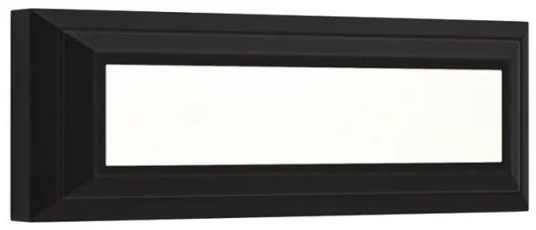 Απλίκα Φωτιστικό Τοίχου LED 4W IP65 HER-08 Heronia Lighting-42-0014-Μαύρο 42-0014
