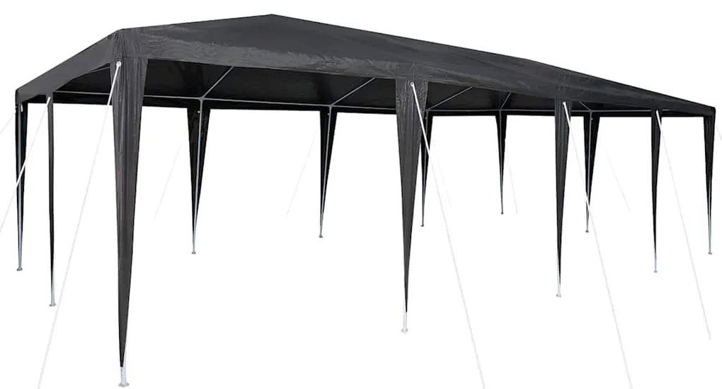 vidaXL Σκηνή Πάρτυ Γκρι και Λευκό 800 x 400 x 266 εκ