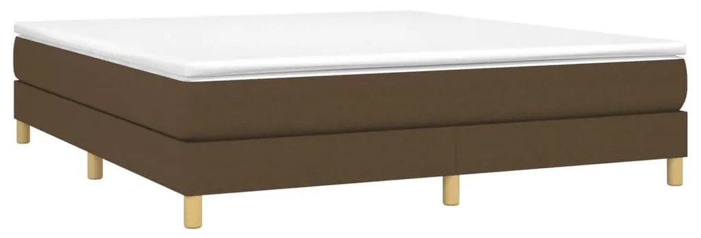 ΠΛΑΙΣΙΟ ΚΡΕΒΑΤΙΟΥ BOXSPRING ΣΚΟΥΡΟ ΚΑΦΕ 160X200 ΕΚ. ΥΦΑΣΜΑΤΙΝΟ 3120625