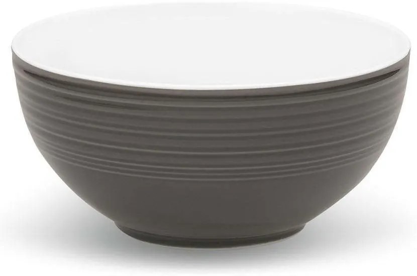 Μπωλ Δημητριακών Jasper 25.026.123 Φ15cm Dark Grey Cryspo Trio Πορσελάνη