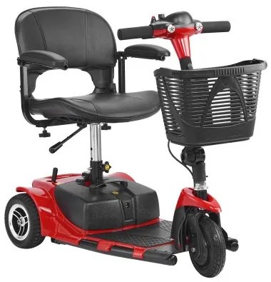 VEVOR 3-Wheel Electric Mobility Scooter for Adult &amp; Seniors, Foldable Mobility Scooter with 20KM Long Range, All Terrain Travel Wheelchair with Anti-slip Wheels, 9° Climbing Capacity &amp; 120kg Loading